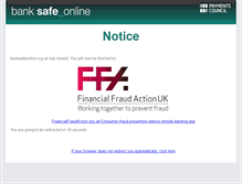 Tablet Screenshot of banksafeonline.org.uk